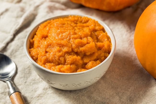 Homemade Pumpkin Puree For Dogs